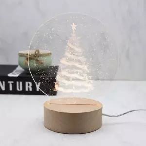 인테리어조명 KQR950P5 LED 크리스마스 트리 아크릴 무드등