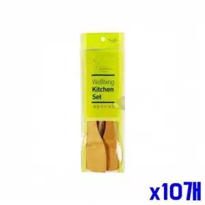 [오너클랜]WL 대나무 조리도구 4종 세트 x10개 볶음요리스푼