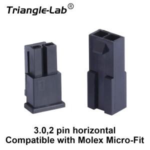 Trianglelab Molex 3.0mm 플러그인 남성 여성 공중 짝짓기 커넥터 43025 + 쉘 터미널 3d 프린터