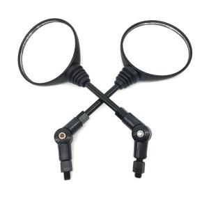 범용 바이크 오토바이 백미러 10mm 접이식 사이드 XR250 XR400 for Suzuki Kawasaki KTM ATV