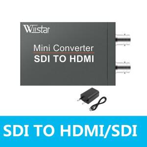 SDI-HDMI 변환기  오디오 디임베더 지원 3G-SDI  SDI 루프아웃(검은색)