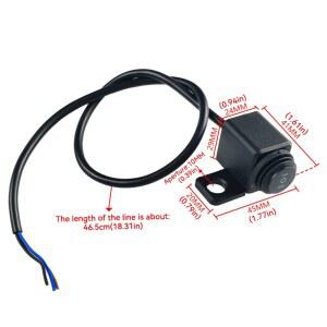 ON OFF 버튼 오토바이 스위치 백미러베이스 라이트 스포트라이트 높은 낮은 콩 왼쪽 오른쪽 범용 깜박임