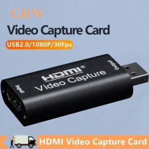 USB 2.0 비디오 캡처 카드 HDMI 호환 게임 그래버 레코드 스위치 Xbox PS3/4 카메라 녹화 라이브 방송