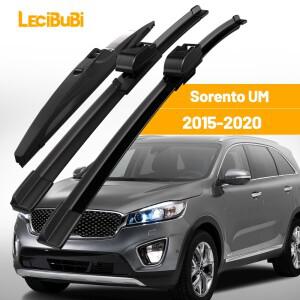 KIA Sorento UM 2015-2020 1set 전면 및 후면 앞 유리 와이퍼 블레이드 2016 액세서리