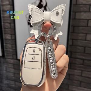 Toyota Yaris Cross Hilux Innova Fortuner Camry Land Cruiser 200 300 Prado Crown TLK 2/3 버튼 TPU 자