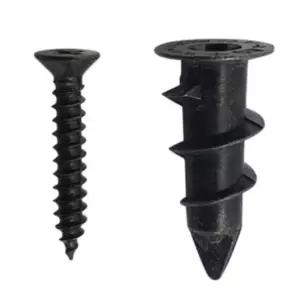 신상품 블랙 석고보드석고칼블럭 추천 1개 석고피스 나사 석고앙카 석고보드