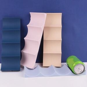 와인 수납함 랙 플라스틱 쌓을 수있는 병 홀더 캐비닛 카운터 및 음료 냉장고