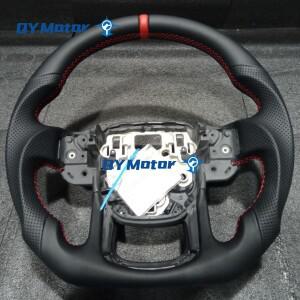 랜드로버 레인지로버 스포츠 2014- L494용 가열식 풀 가죽 스티어링 휠  자동차 인테리어 액세서리