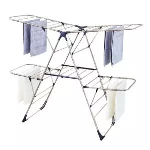 [룽스]빨래건조 살대 베란다빨래걸이 빨래건조대 4단