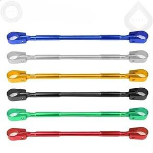 바이크 오토바이 밸런스 바 알루미늄 합금 수도꼭지 확장 브래킷 보강 크로스바 핸들 수정 액세서리