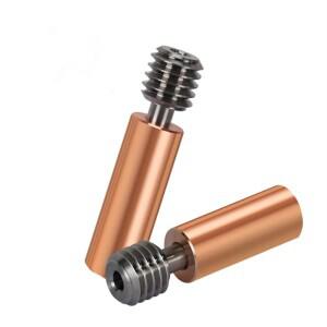 티타늄 합금 열 브레이크 목구멍 1.75mm 바이메탈 CR10 구리 도금 튜브 Ender 3 Hotend 3D 프린터 부품