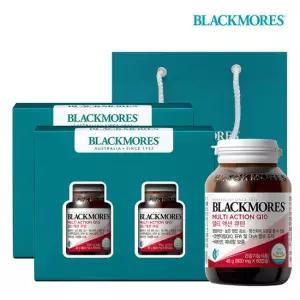 블랙모어스 멀티 액션 큐텐 60캡슐 2개입 선물세트 x2세트 (4개월분)