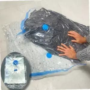 벨브형 진공 압축팩 이불 의류 투명 소형 40x60cm