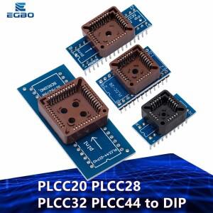 110PCS LCC20 PLCC28 PLCC44 to DIP 20 28 32 44 USB 범용 프로그래머 IC 어댑터 테스터 소켓 TL866CS TL86