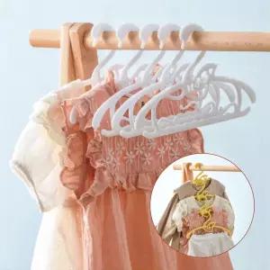 유아용 백조 아동옷걸이 10p 어린이 논슬립 플라스틱걸이