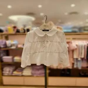 프렌치캣5 주니어 티파니아이보리셔링장식카라블라우스 (T61KAB010)