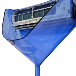 천장형 에어컨 세척 비닐 커버 덮개 U자형 작은 방수