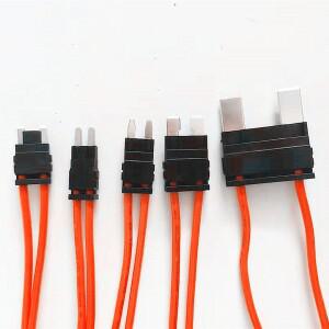 미니 소형 중형 듀얼 라인 퓨즈 박스 자동차 라이트 내비게이션 개조 ACC 전원 공급 시트 액세서리