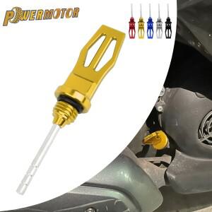 범용 바이크 오토바이 CNC 알루미늄 합금 오일 딥스틱 GY6 엔진 측정 장식 커버 개조 액세서리