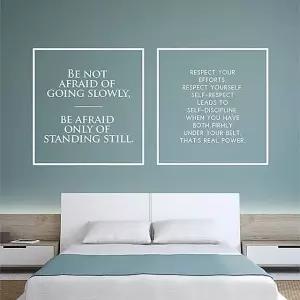 Be not 포인트스티커 afraid 레터링스티커 인테리어소품 시트지 벽지 포인트