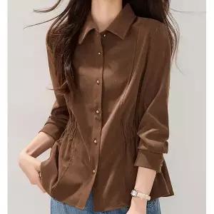 [하프클럽/패션]웨이스트밴딩 셔츠블라우스 26D929A5