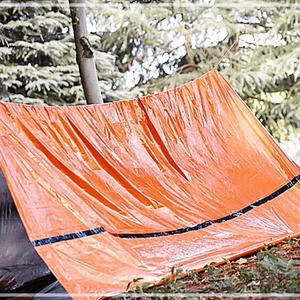 [2개구성] 튼튼한 비상 오토 쉘터 경량 여름 방수 캠핑 백패킹 그늘막 텐트 인용 KWE96977