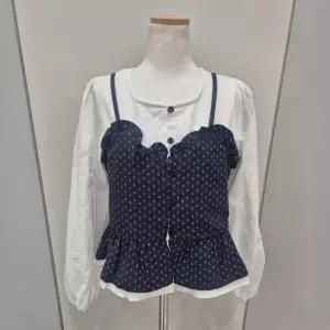 [나인스텝]잔꽃뷔스티에블라우스 N26NS6107 YS