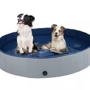 강아지 물놀이 접이식 수영장 이동형 반려동물 목욕풀 야외 활동용
