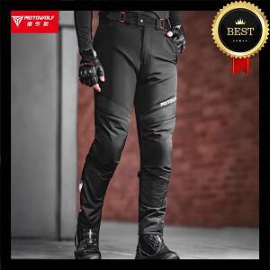 모토울프 여름 오토바이 라이딩 팬츠 인증 통기성 메쉬 안티 폴 사계절 반사 스트립