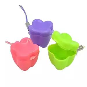 칼라 치아보관케이스 치아모양 목걸이 치과판촉물 치아기념품