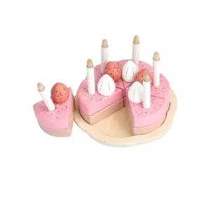 생일 4세여아 토핑 촛불끼우는 원목케이크 언어발달 장난감 역할