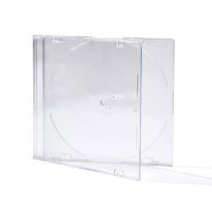 맥스텍 울트라 씬 5.2mm CD 프로스트 25팩. 내장, 클리어 트레이 블루레이 슬림 주얼 케이스, DVD