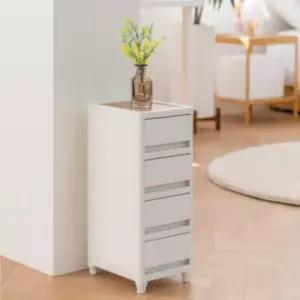 창신리빙 프랑코 틈새 서랍장 슬림 수납장 정리 4단