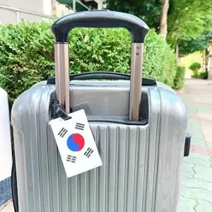 여행 네임태그 태극기 네임택 가방 이름표-WFHTUCU
