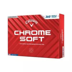 [캘러웨이] 정품 CHROME SOFT 24 360 TRIPLE TRACK 화이트 3피스. TA2988777