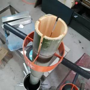 대나무 파죽기 수동 조각 분해기 쪼개는도구 커팅기 가르기