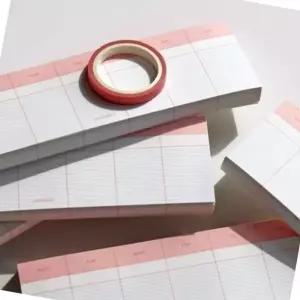 메모패드 위클리 플랜 주간계획 데일리플래너 일정표 (KYR-WFJLGED)