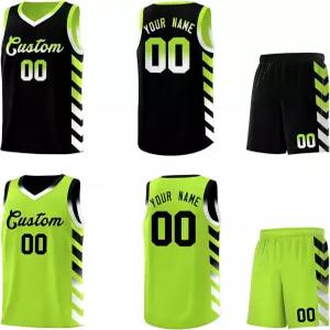 남성용 KXK 커스텀 리버서블 농구 유니폼 세트 여성 청소년 맞춤 스포츠 셔츠 인쇄 팀 이름 번호 로고