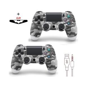 PS4 컨트롤러용 무선 게임패드는 플레이스테이션 4 슬림/프로 콘솔용 블루투스를 지원 IOS/PC/안드로이드/