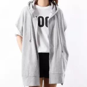 캐주얼 오픈 롱 후드조끼 2051326S 빅사이즈 여성