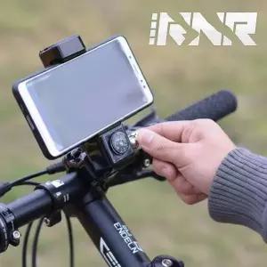 자전거 거치대 스마트폰 핸드폰 후레쉬 런앤로 라이트