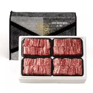 [늘조은하누] 한우1등급 찜갈비 선물세트 2.4kg(찜갈비600g x 4팩)