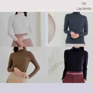 런칭가 69900원 라씨엔토 하이넥 클래식 티블라우스 4종1112938