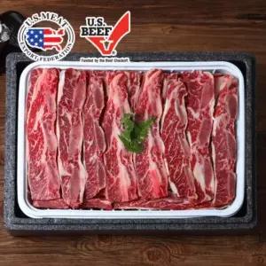 [인정식탁][비앤피월드] 초이스등급 꽃갈비 LA갈비 선물세트 4kg (미국산)