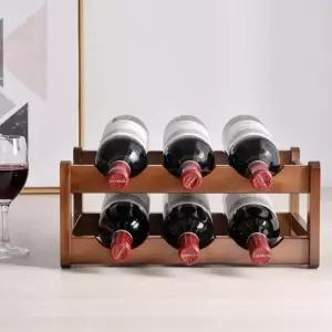 원목 와인 보관함 2단 거치대
