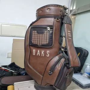 중고 명품 닥스 브라운 캐디백
