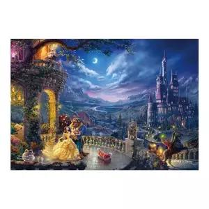 [아트박스]/하비스스퀘어 디즈니 미녀와 야수 보석십자수 패브릭 60x90cm DT6902