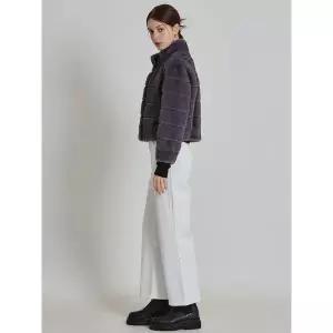 [하프클럽/르오트]소프트 인조밍크퍼 코트 (택가격 298000원)