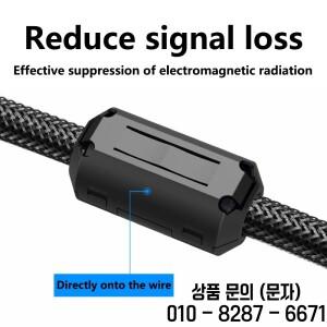 링코어 페라이트 비드 클램프 초크 EMI RFI 노이즈 필터 클립 스냅 케이블 블랙 마그네틱 3.5mm 20 개