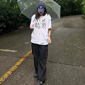 베스트 라디 후드 양방향 조끼 집업 여름 사계절 여성